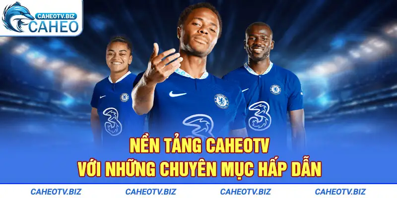 Nền tảng caheotv với những chuyên mục hấp dẫn